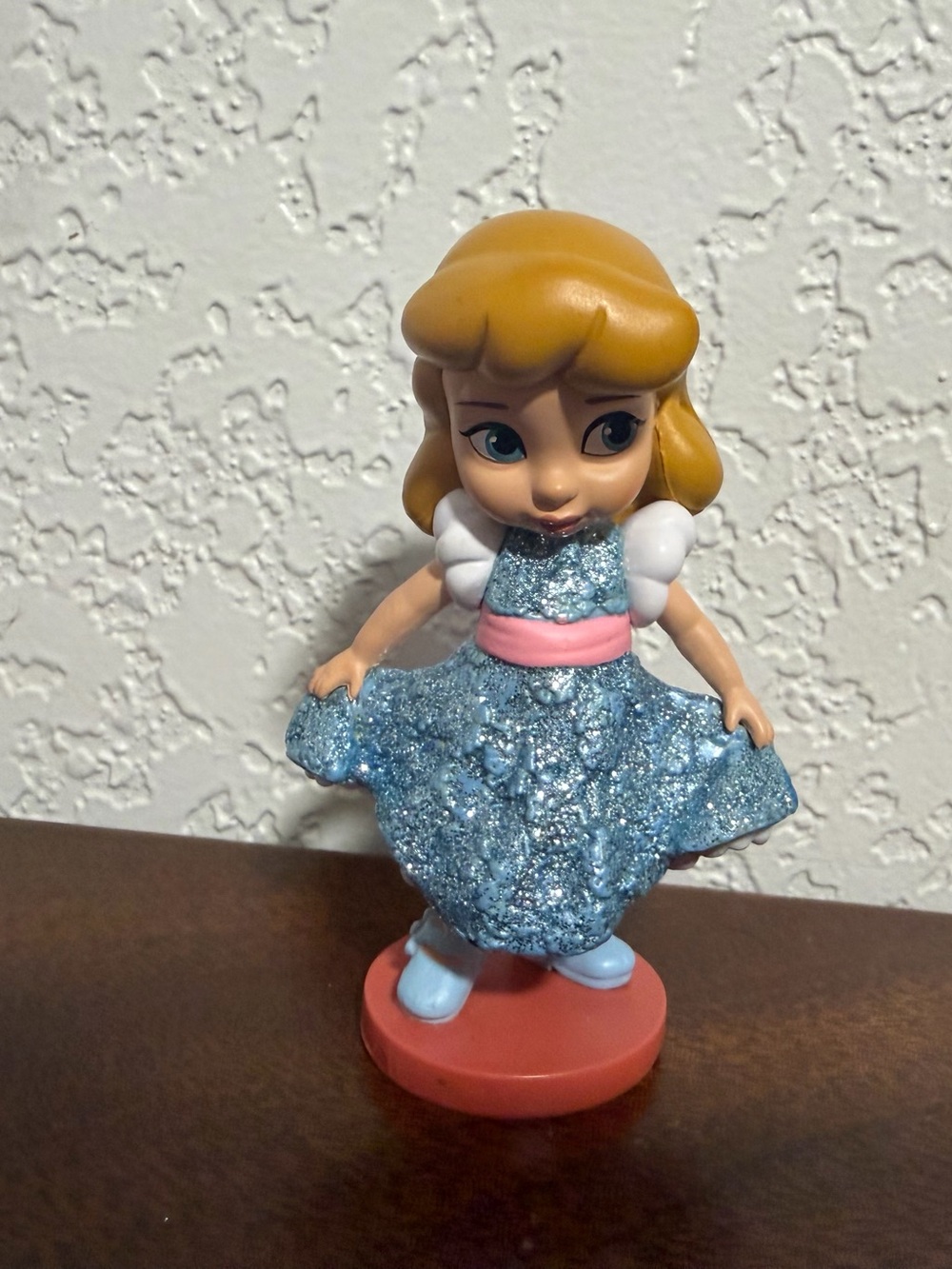 Disney Animators Collection Young Cinderella Glitter 3” Figure Doll